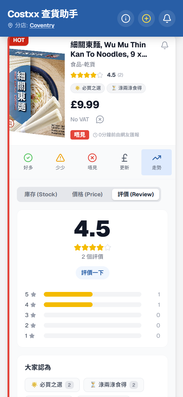 Check Reviews Step 1